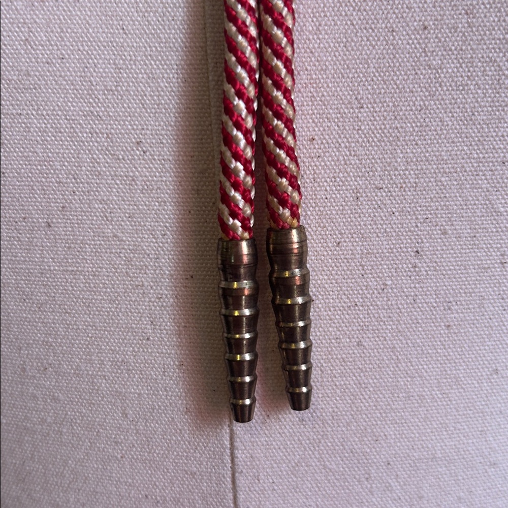 Vintage Polished Jasper Stone Bolo Tie - Picture 4 of 10